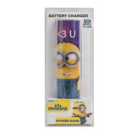 Purple Minions Portable Battery Charger Power Bank   Angle 1 Preview